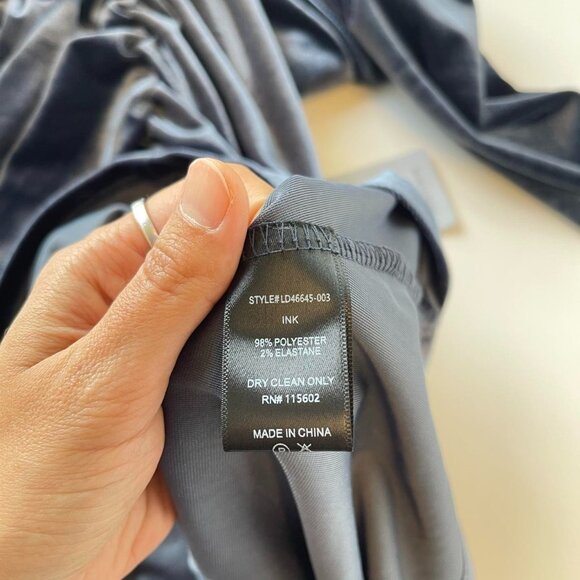 NWT LUSH Ruched Velvet Mini Dress - Picture 5 of 8